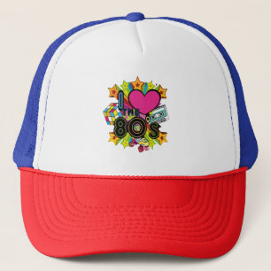 i love the 80s trucker hat