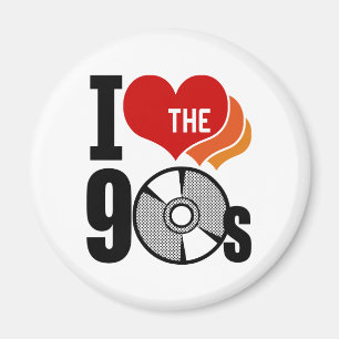 I Love The 90s Magnet