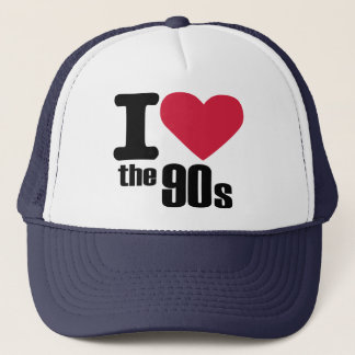I love the 90s trucker hat
