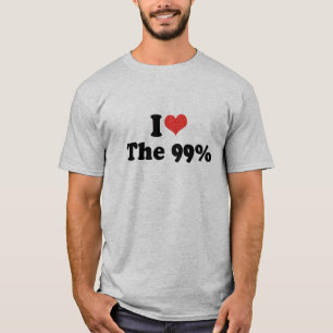I LOVE THE 99 PERCENT - .png T-Shirt