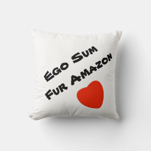 I Love The Amazon Throw Pillow