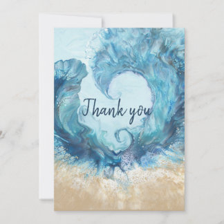 I Love the Beach Carte de remerciements