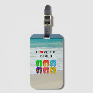 I Love the Beach Luggage Tag