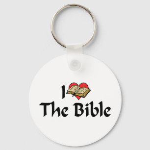 I Love The Bible Keychain