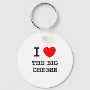 I Love The Big Cheese Keychain