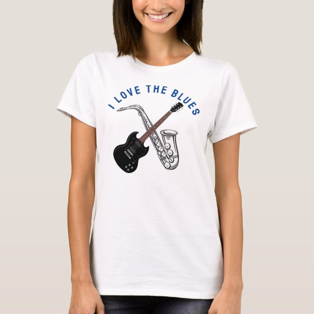 I love the blue T-Shirt (Front)