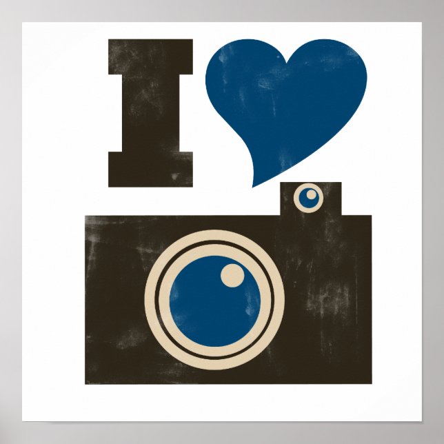 I Love the Camera Poster (Front)