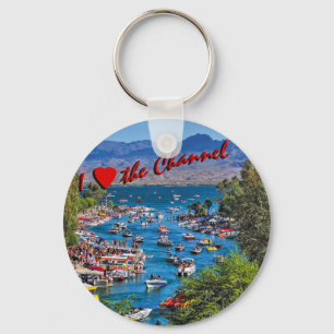 I Love the Channel Keychain