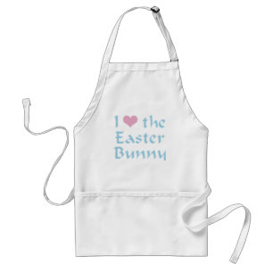 I Love the Easter Bunny Standard Apron