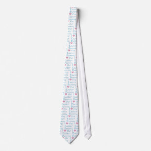 I Love the Easter Bunny Tie