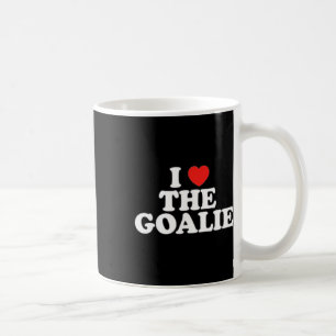 I Love The Goalie Heart Soccer Hockey Sport Goalie Coffee Mug