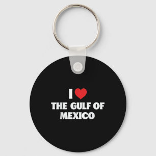 I Love The Gulf Of Mexico Usa Funny Meme Keychain