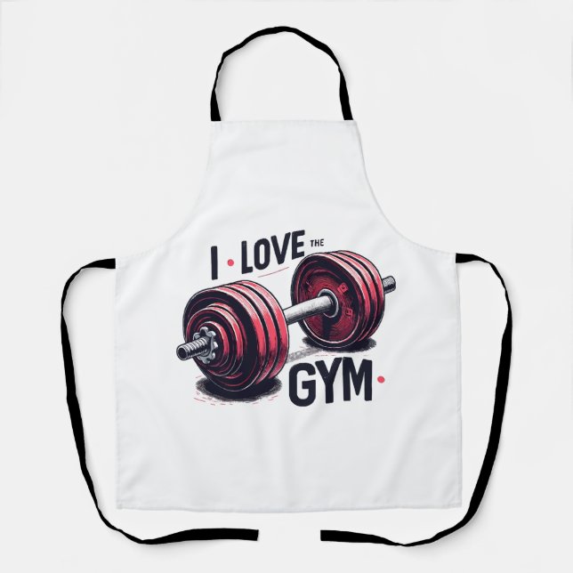 I love the gym apron (Front)
