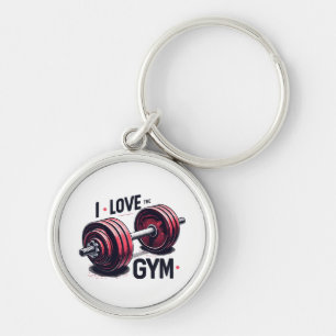 I love the gym keychain