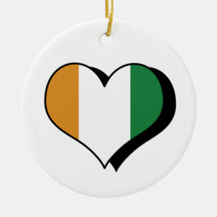 I Love The Ivory Coast Ornament