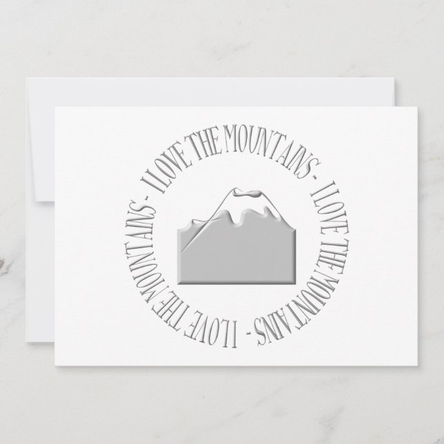 I love the mountains (Front)