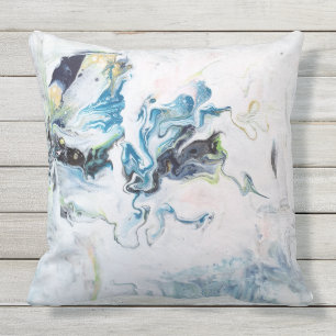 I love the ocean outdoor pillow
