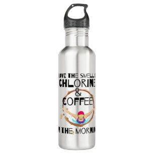 I Love the smell of Chlorine and Coffee.w 710 Ml Water Bottle