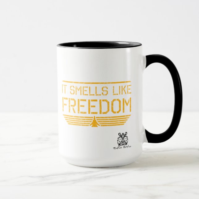 I Love The Smell of Jet Fuel Mug (Right)