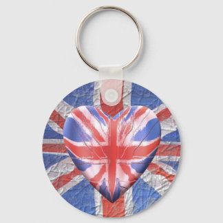 I Love the UK! Keychain