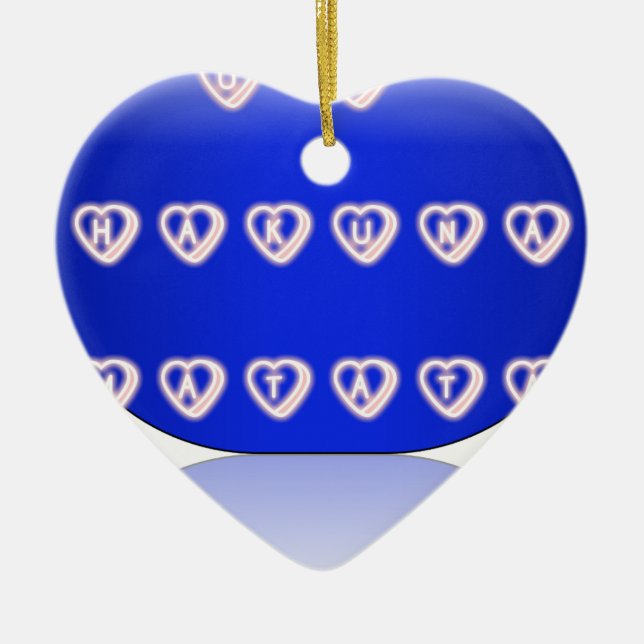 I love The United Kingdom Ceramic Ornament (Front)