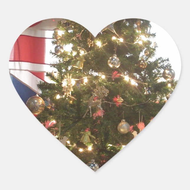I Love The United Kingdom Holiday Special Event Ar Heart Sticker (Front)
