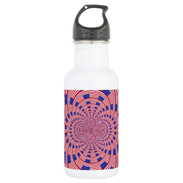 I Love The United States 532 Ml Water Bottle (Front)
