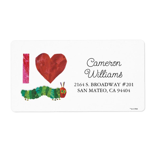 I Love The Very Hungry Caterpillar (Front)