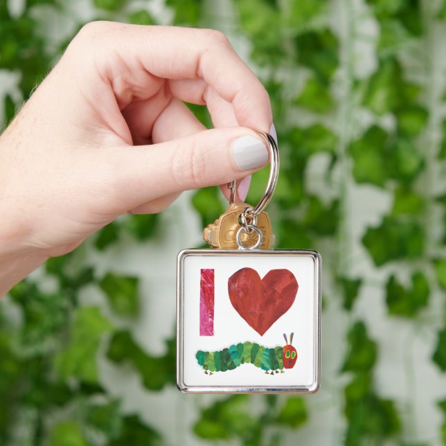 I Love The Very Hungry Caterpillar Keychain (Hand)
