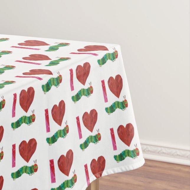 I Love The Very Hungry Caterpillar Tablecloth (In Situ)