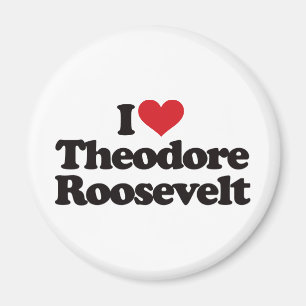 I Love Theodore Roosevelt Magnet