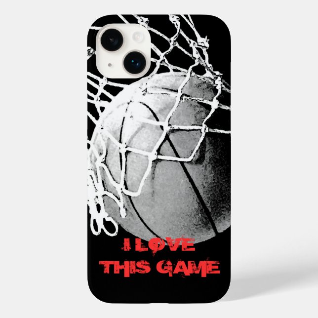 I Love This Game - Basketball Case-Mate iPhone Case (Back)