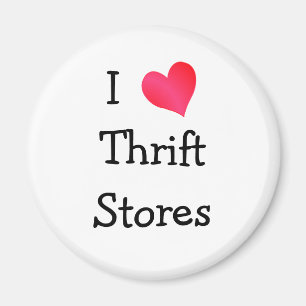 I Love Thrift Stores Magnet