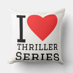 I love thriller series throw pillow