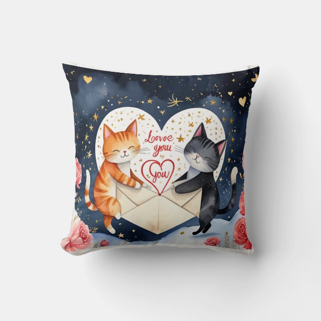 I love throw pillow (Front)