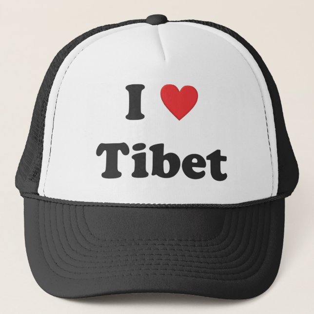"I love TIbet" Hat (Front)