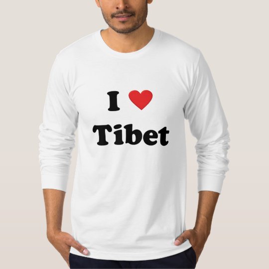 "I love Tibet" Long Sleeve T-Shirt