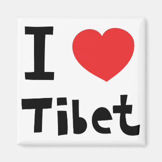 I love Tibet Magnet