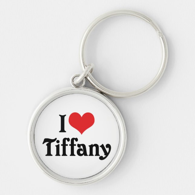 I Love Tiffany Keychain (Front)