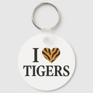 I love Tigers Keychain