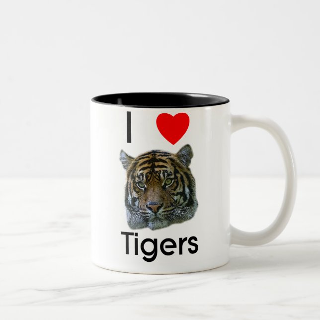 I love tigers Mug (Right)
