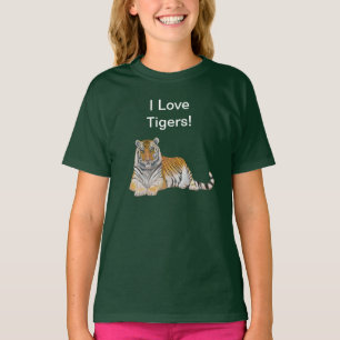 I Love Tigers T-Shirt