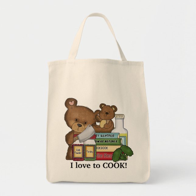 I Love to Cook Tote bag (Front)