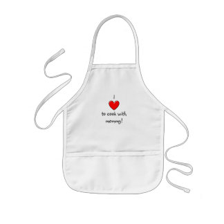 I love to cook with mommy! kids apron