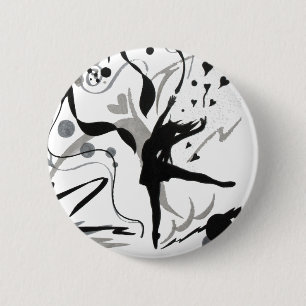I Love To Dance 2 Inch Round Button