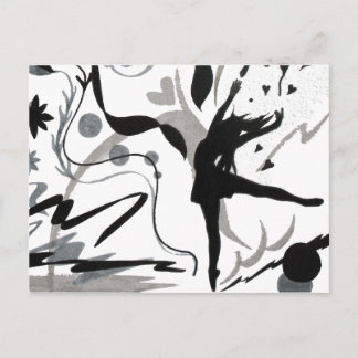 I Love To Dance! Postcard
