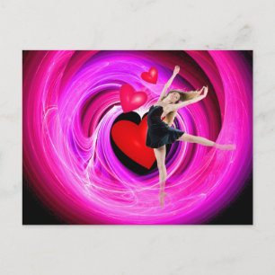 I Love To Dance! Postcard