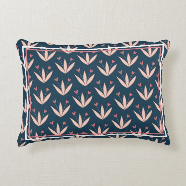 I Love To Garden Accent Pillow (Front)