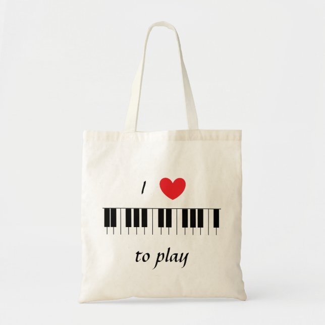 "I Love to Play" Bag (Front)