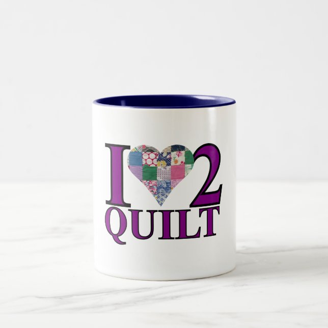 I Love to Quilt - Mug (Center)